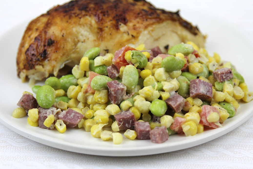 Soybean Succotash inspired from Camden, AR