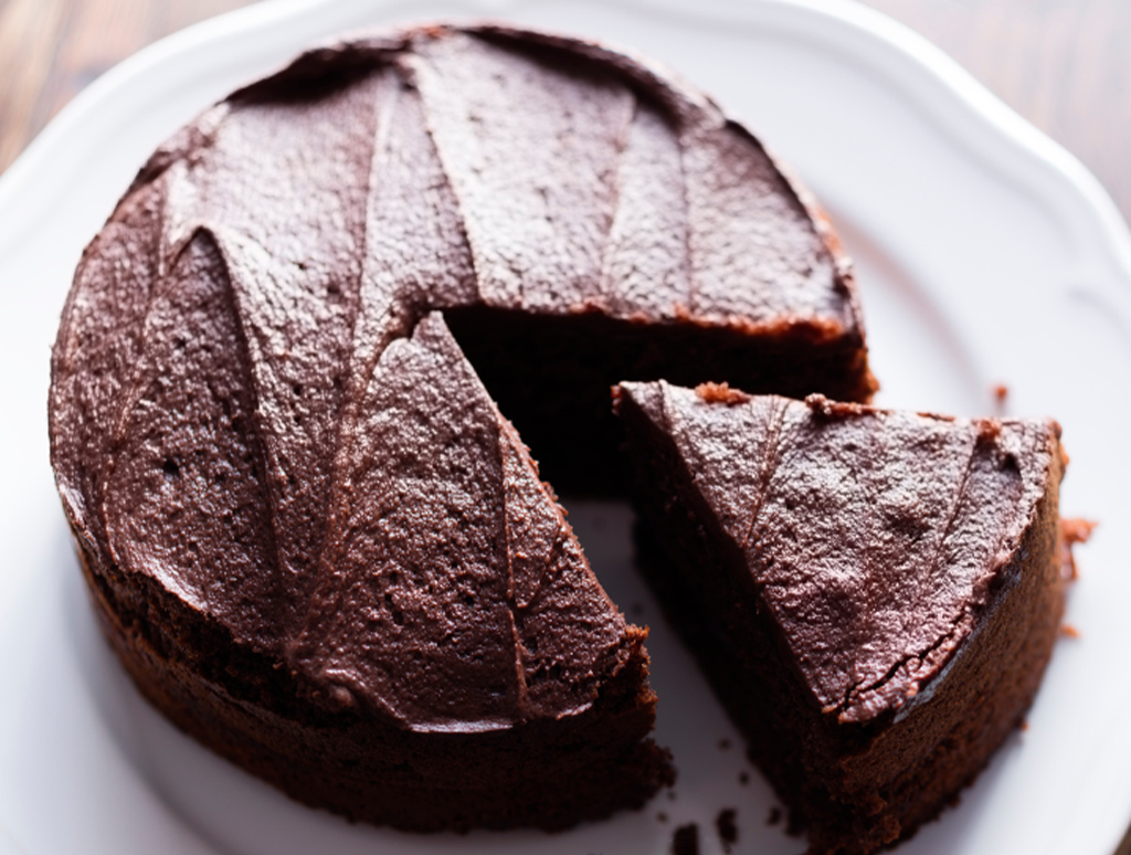 Soy and Guinness Chocolate Cake