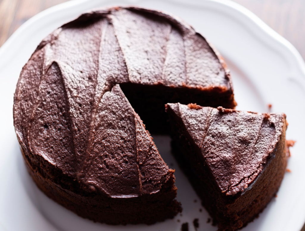 Soy and Guinness Chocolate Cake - The Miracle Bean