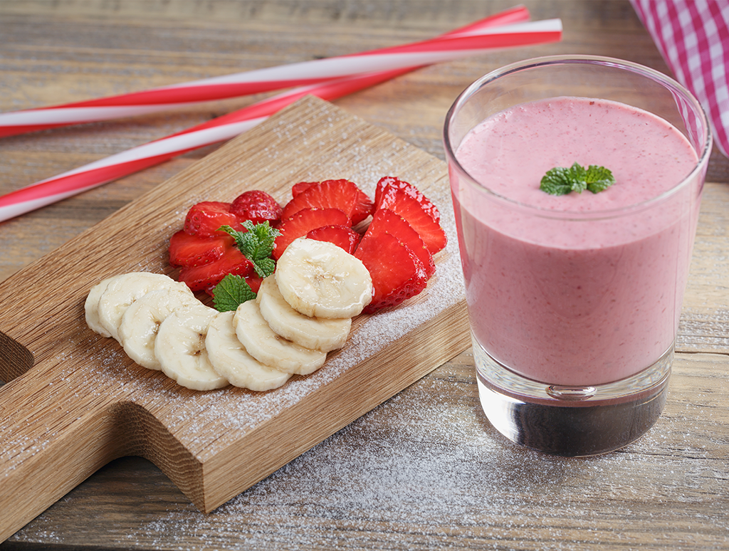 Soy Strawberry Banana Smoothie