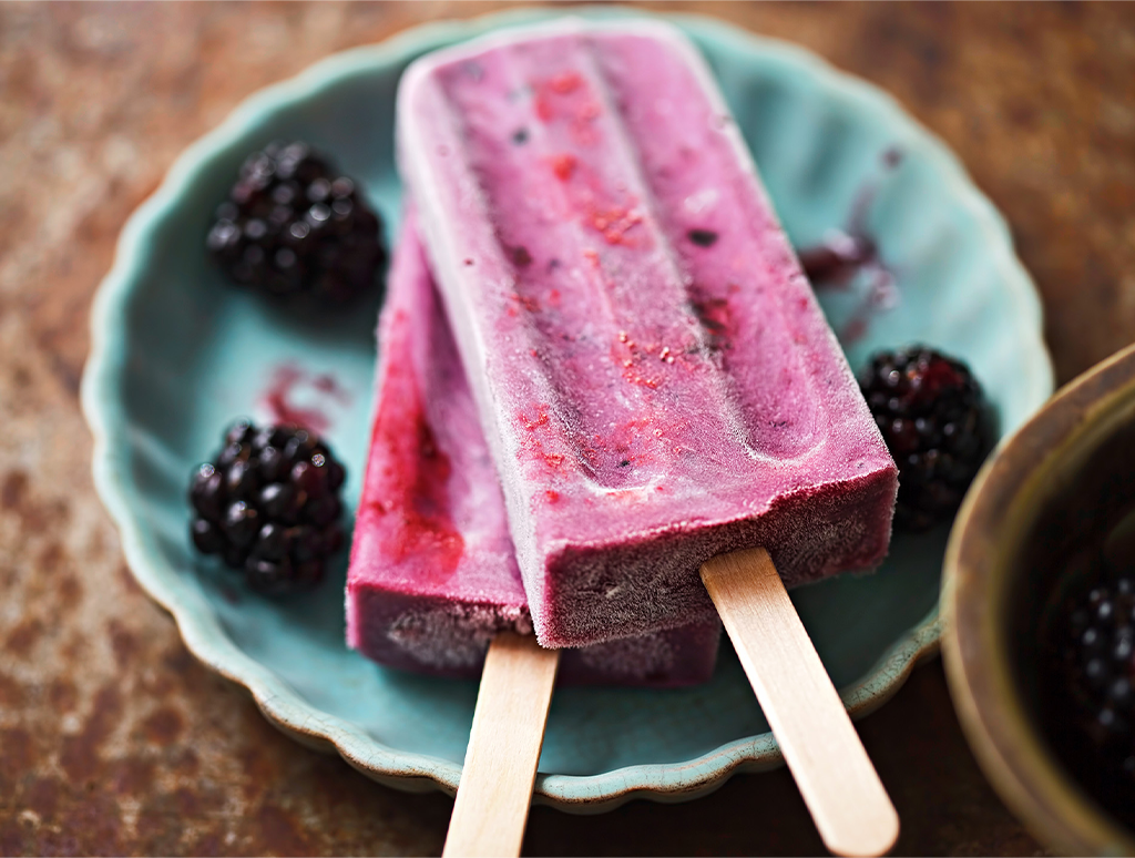 Berrylicous Soy Milk Popsicles